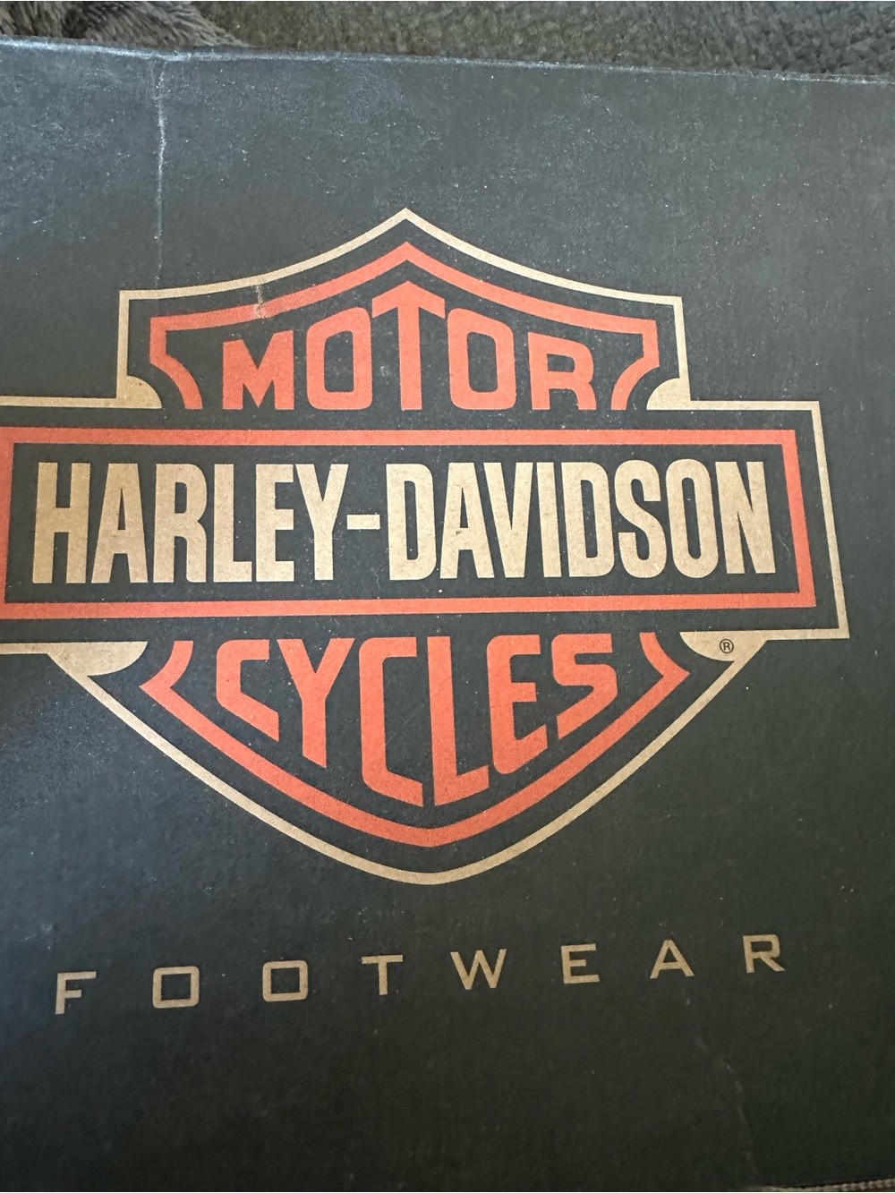 Harley-Davidson Black Lace-Up Leather Work Boots - Picture 5 of 6